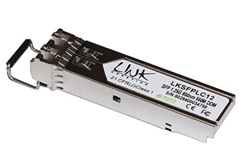 Link lksfplc12 Modul MiniGBiC Multimode LC Duplex 1000Base-SX, 850 nm 1,25 Gbps 550 MT mit DDM von LINK