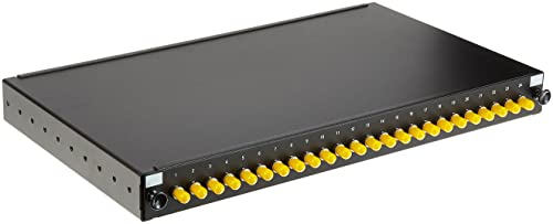 Optische Faserplatte 19" mit 24 Adaptern ST SIMPLEX OM4 Tiefe 250 mm mit integrierter Pigtail Farbe schwarz Optische Faserplatte 19" mit 24 Adaptern ST SIMPLEX OM4 Tiefe 250 mm mit integrierter Pigtail Farbe schwarz von LINK