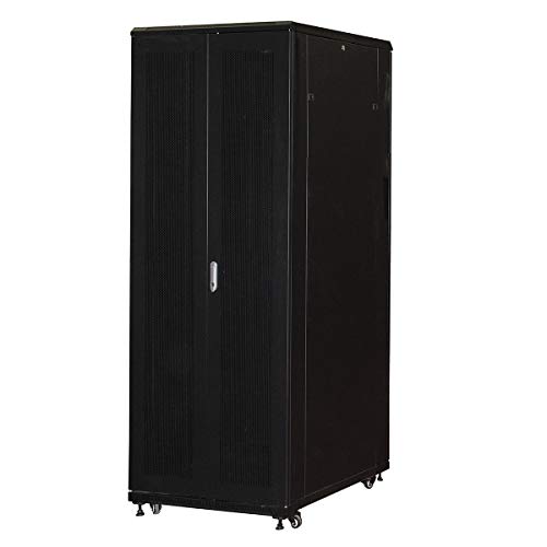 Schrank Rack 19" 42U (A) 2055, (L) 800, (T) 1000 Tür perforiert Farbe schwarz von LINK