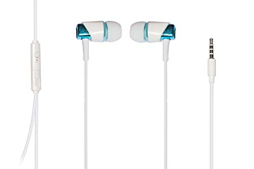 Unbekannt Kopfhörer mit Mikrofon, 3,5 mm, Kabel 1,2 m, weiß und Kopfhörer weiß von LINK