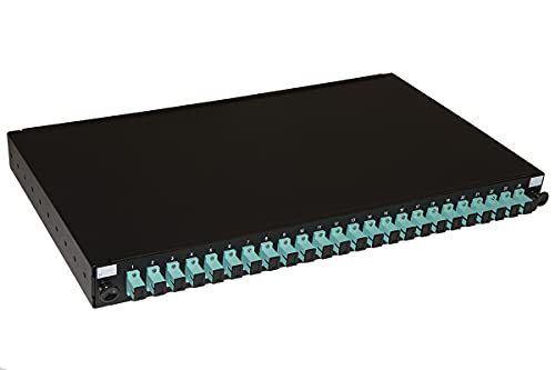 Unbekannt LINK LK24SC3P Glasfaserplatte 19 Zoll mit 24 Adaptern SC SIMPLEX OM3 Tiefe 250 mm mit installiertem Piametail Farbe Schwarz Unbekannt LINK LK24SC3P Glasfaserplatte 19 Zoll mit 24 Adaptern SC SIMPLEX OM3 Tiefe 250 mm mit installiertem Piametail Farbe Schwarz von LINK