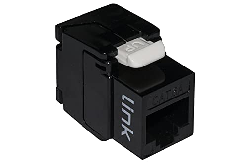 Unbekannt LINK LK6AUTB Netzstecker Keystone Jack Rj45 Kategorie 6A Utp Tooless Farbe Schwarz 180° vergoldete Kontakte 50 Mikron Unbekannt LINK LK6AUTB Netzstecker Keystone Jack Rj45 Kategorie 6A Utp Tooless Farbe Schwarz 180° vergoldete Kontakte 50 Mikron von LINK