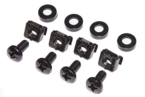 LINK lkkit50vn Kit mit 50 Schrauben, Muttern und Unterlegscheiben für Installationen auf Schränke Rack von 19, schwarz LINK lkkit50vn Kit mit 50 Schrauben, Muttern und Unterlegscheiben für Installationen auf Schränke Rack von 19, schwarz von LINK