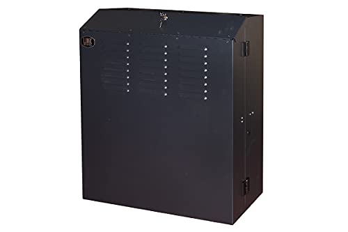 Vertikaler Wandschrank, 19 Zoll, 5U, Maße 650 x 730 x 248 mm, Farbe Schwarz, für Tiefe Server bis 58 cm Vertikaler Wandschrank, 19 Zoll, 5U, Maße 650 x 730 x 248 mm, Farbe Schwarz, für Tiefe Server bis 58 cm von LINK