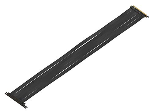 LINKUP {75cm) PCIE 3.0 16x geschirmtes Extreme High-Speed Riser Kabel Premium PCI Express Port Verlängerungskarte ┃90 Grad Buchse von LINKUP