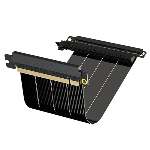 LINKUP - AVA5 PCIE 5.0 Riser-Kabel | RTX5090 RX9070 GPU Bereit | x16 128GB/s Geschwindigkeit | PCIe 4.0 Kompatibel | Entwickelt für Mini ITX Gehäuse | Dual Reverse Schwarz 20cm (Gesamtlänge 22cm) LINKUP - AVA5 PCIE 5.0 Riser-Kabel | RTX5090 RX9070 GPU Bereit | x16 128GB/s Geschwindigkeit | PCIe 4.0 Kompatibel | Entwickelt für Mini ITX Gehäuse | Dual Reverse Schwarz 20cm (Gesamtlänge 22cm) von LINKUP