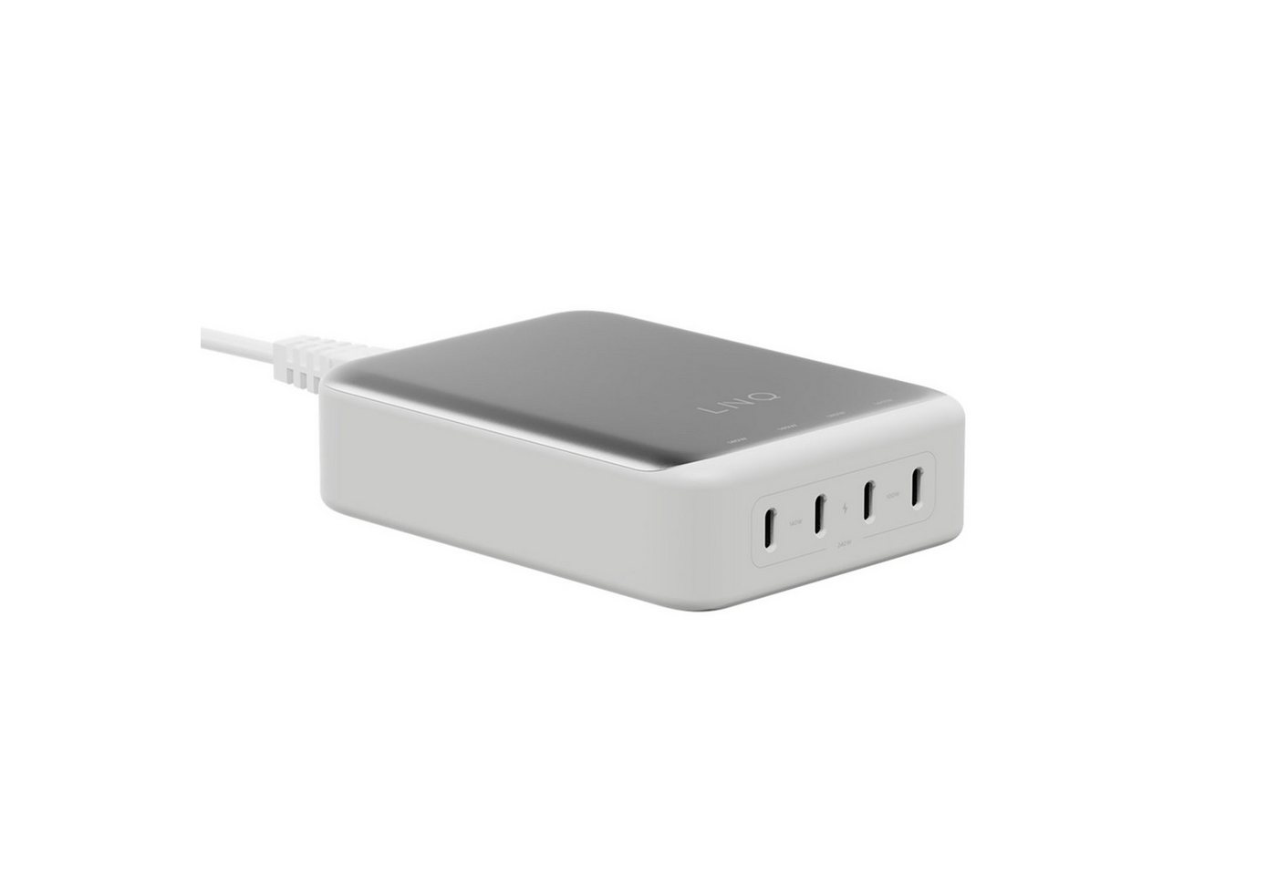 LINQ Connects LINQ 240W GaN2 DeskCharge Space Grey Neu Laptop-Ladegerät LINQ Connects LINQ 240W GaN2 DeskCharge Space Grey Neu Laptop-Ladegerät von LINQ Connects