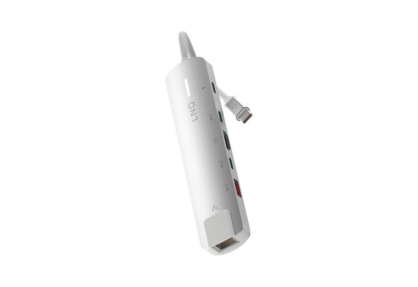 LINQ Connects Tablet-Dockingstation LINQ 6in1 PRO USB-C Multiport Hub 140W Space Grey - White Neu LINQ Connects Tablet-Dockingstation LINQ 6in1 PRO USB-C Multiport Hub 140W Space Grey - White Neu von LINQ Connects