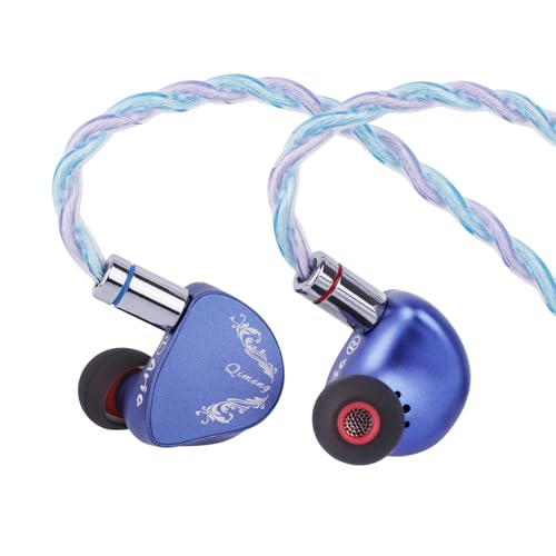 LINSOUL CVJ ARIA In-Ear-Monitor, 10-mm-Nanokristall-beschichteter dynamischer Treiberkopfhörer IEM, kabelgebundene Ohrhörer mit austauschbaren Abstimmdüsen, abnehmbares Kabel für Musiker Audiophile von LINSOUL