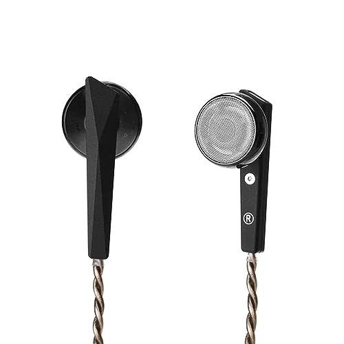 LINSOUL DUNU Alpha 3 14.2mm Dynamic Driver Flathead Ohrhörer mit LCP Membran, Edelstahl & Aluminiumlegierung Cavity und Single-Crystal Silver-Plated Litz Kabel für Musiker Audiophile (3.5mm) von LINSOUL