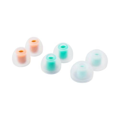 LINSOUL DUNU Candy Silicone Eartips S/M/L (3Paare) Bohrung Größe 4.6mm/Einzelflansch für Kopfhörer Düsen Durchmesser von 4.6mm-5.5mm von LINSOUL