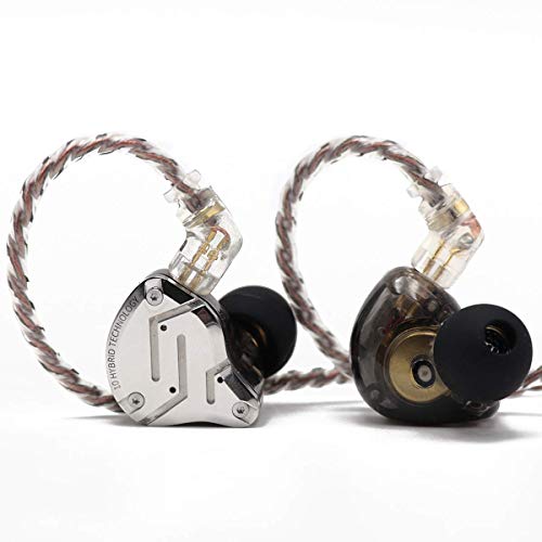 LINSOUL KZ ZS10 Pro, 4BA+1DD 5 Treiber In-Ear-Monitor, HiFi Kabelgebundene Ohrhörer, Gaming-Kopfhörer, Hybrid IEM Kopfhörer, 2-poliges abnehmbares Kabel (Ohne Mic,Schwarz) LINSOUL KZ ZS10 Pro, 4BA+1DD 5 Treiber In-Ear-Monitor, HiFi Kabelgebundene Ohrhörer, Gaming-Kopfhörer, Hybrid IEM Kopfhörer, 2-poliges abnehmbares Kabel (Ohne Mic,Schwarz) von LINSOUL