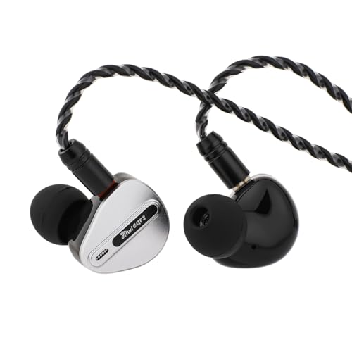 LINSOUL Kiwi Ears Airoso In-Ear-Monitor,1DD+4BA Hybrid-Treiber IEM-Kopfhörer,Gaming-Ohrhörer,Kabelgebundene HiFi-Stereo-Ohrhörer mit abnehmbaren 2-Pin-Kabeln für Audiophile Musiker von LINSOUL