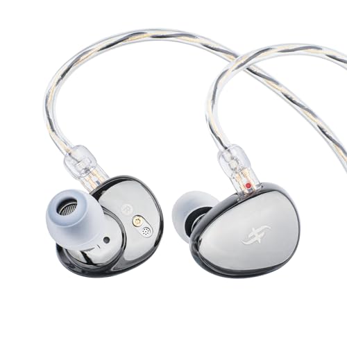 LINSOUL Simgot EA500 LM 2nd Gen Dual-Magnet & Dual-Cavity Dynamic Driver In-Ear-Monitor, kabelgebundene Gaming-Kopfhörer mit austauschbarer Tuning-Düse, abnehmbares Kabel für Audiophile/Gamer von LINSOUL