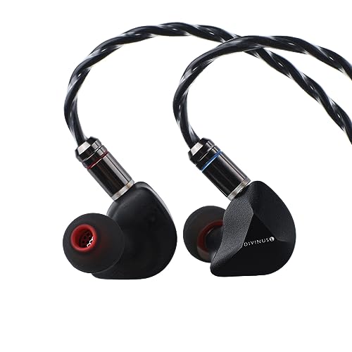LINSOUL TANGZU FUDU Verse 1 HiFi 1DD+2BA Driver Kopfhörer, IEM in Ear Monitor mit ergonomischer Form und abnehmbarem sauerstofffreiem versilbertem Kupfer 3Pin Kabel für Audiophile Musiker (3.5mm) von LINSOUL