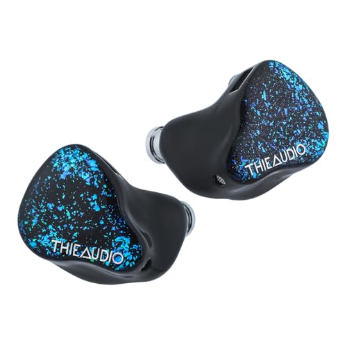 LINSOUL THIEAUDIO Hype 4 2DD+4BA In-Ear-Monitor, HiFi-IEM-Kopfhörer mit tonaler Ausgewogenheit, neuestem Sonion-Treiber, abnehmbarem 2-poligem versilbertem OCC-IEM-Kabel (Hype 4, Schwarz) von LINSOUL