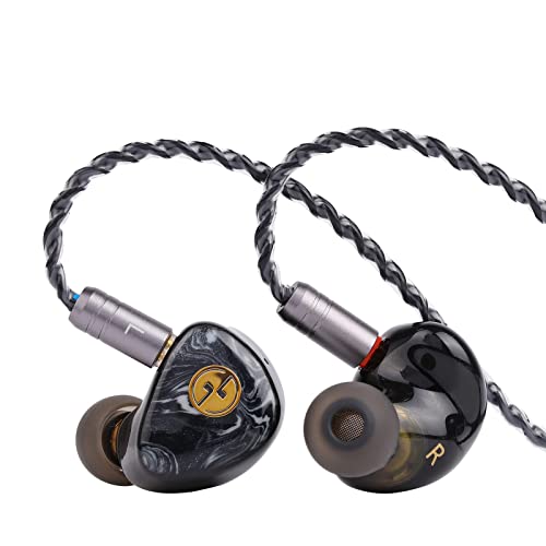 LINSOUL TINHIFI T3 Plus 10mm LCP-Membran Hi-Fi In-Ear Kopfhörer mit abnehmbarem 2Pin OFC-Kabel, 3D-Bedruckte Muschel für Audiophile Musiker von LINSOUL