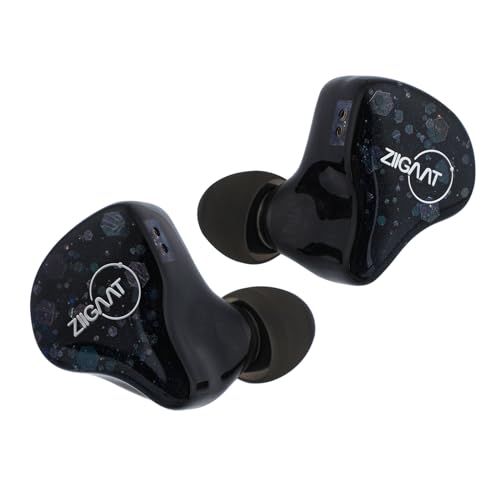 LINSOUL ZiiGaat Cincotres 2DD+3BA in Ear Monitor, HiFi IEM Kopfhörer mit Studio Tuning, Kabelgebundene Gaming Ohrhörer, Abnehmbares 2pin Kabel für Musiker Audiophile (3.5mm) von LINSOUL