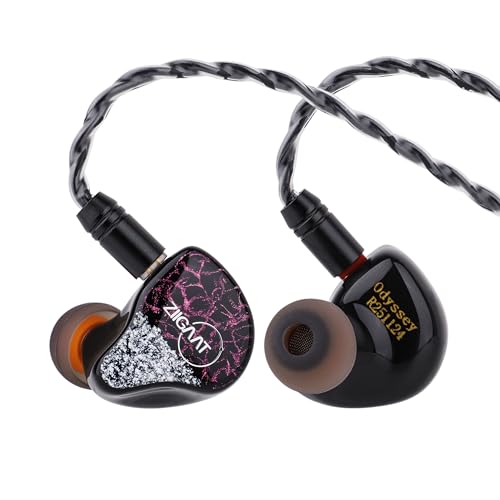 LINSOUL ZiiGaat Odyssey In-Ohr-Monitor, 1DD+3BA Hybrid IEM-Kopfhörer, kabelgebundene Gaming-Kopfhörer, professionelle klangisolierende In-Ear-Monitore mit abnehmbarem IEM-Kabel für Bass-Liebhaber LINSOUL ZiiGaat Odyssey In-Ohr-Monitor, 1DD+3BA Hybrid IEM-Kopfhörer, kabelgebundene Gaming-Kopfhörer, professionelle klangisolierende In-Ear-Monitore mit abnehmbarem IEM-Kabel für Bass-Liebhaber von LINSOUL