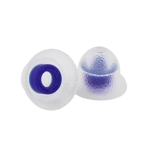 Linsoul TANGZU Tang Sancai Enge Bohrung, Medizinische Silikon-Ohrstöpsel für IEMs, Ersatz-Silikon-IEM-Tips, für KZ ZS10 Pro 2, SuperMix 4,Hype4,Orchestra Lite, Ohrhörer (L, 3 Paare) von LINSOUL