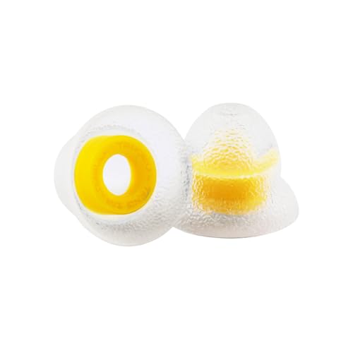 Linsoul TANGZU Tang Sancai Enge Bohrung, Medizinische Silikon-Ohrstöpsel für IEMs, Ersatz-Silikon-IEM-Tips, für KZ ZS10 Pro 2, SuperMix 4,Hype4,Orchestra Lite, Ohrhörer (S, 3 Paare) von LINSOUL