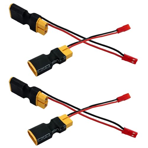 2 Paar XT60 Männlich Stecker auf Buchse Adapter mit JST Stecker 20awg 10cm Kabel für RC Lithium Akku Drohne Quadcopter 2 Paar XT60 Männlich Stecker auf Buchse Adapter mit JST Stecker 20awg 10cm Kabel für RC Lithium Akku Drohne Quadcopter von LINSYRC