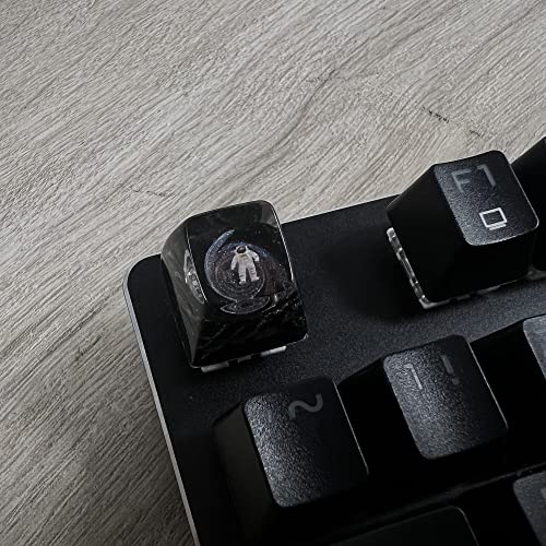 LINWIN Benutzerdefinierte Tastenkappe Astronaut Tastenkappe für MX mechanische Tastatur Einzigartige Geschenke für Freunde – 2 von LINWIN