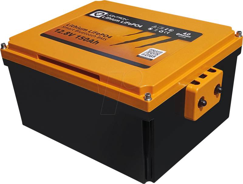 LIO CSM12150LX-A - Lithium-Akku, LiFePO4, 12,8 V, 150 Ah, BT BMS, arctic von LIONTRON