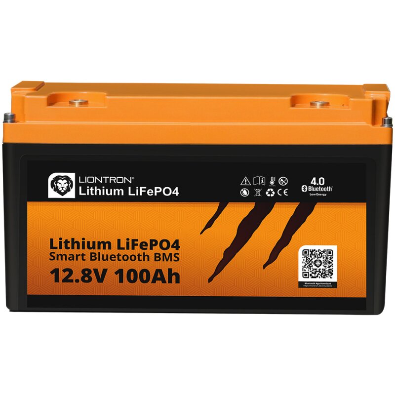 LIONTRON LiFePO4 12,8V 100Ah LX Smart BMS mit Bluetooth - All In 1 - Marine - mit 0% MwSt nach §12 Abs. 3 UstG von LIONTRON