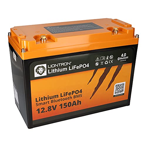 LIONTRON LiFePO4 12,8V 150Ah LX Arctic; 1920Wh; geeignet für die Verwendung bis -30°C mit BMS und Bluetooth Überwachung; für Wohnmobil oder Boot 355x170x262mm - LISMART12150LX-A von LIONTRON