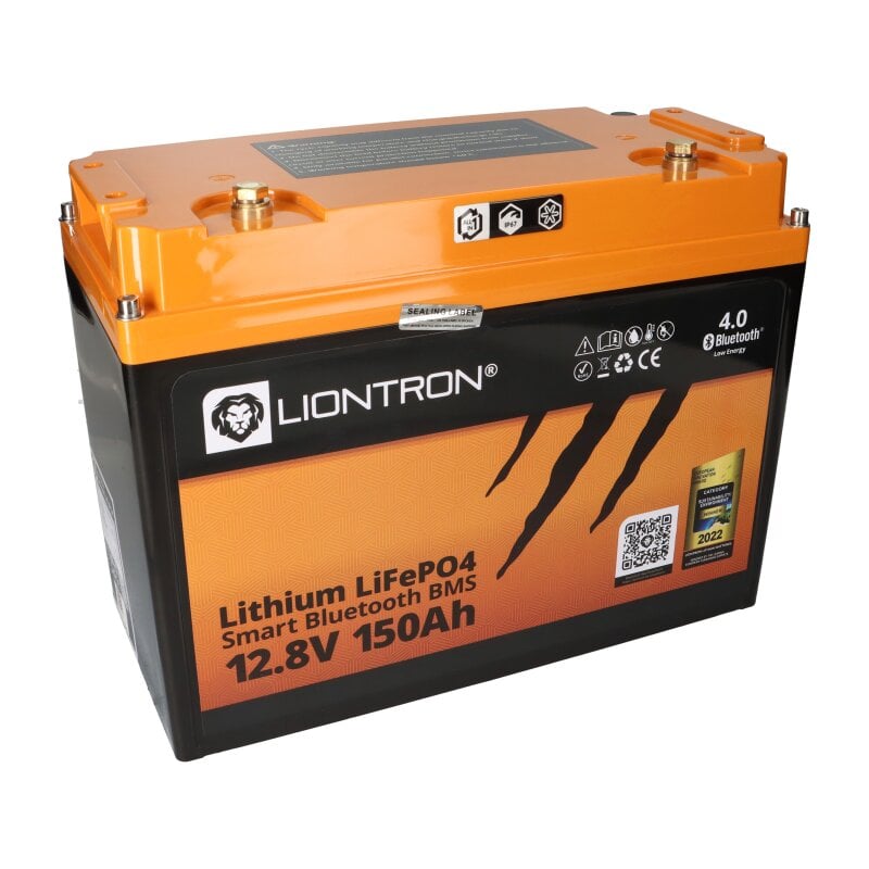 LIONTRON LiFePO4 12,8V 150Ah LX Smart BMS mit Bluetooth - All In 1 - Marine von LIONTRON