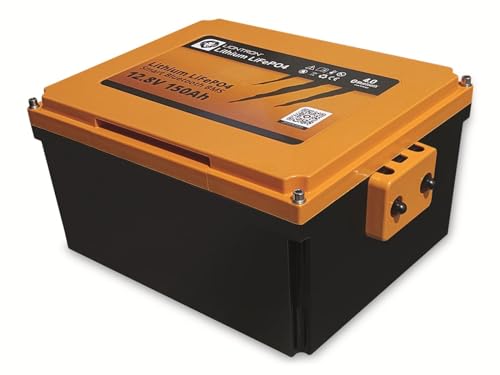 LIONTRON LiFePO4 12,8V 150Ah under seat battery LX; 2560Wh; > 3000 Zyklen bei 90% Entladungstiefe (DoD) mit BMS und Bluetooth Überwachung; für Wohnmobil oder Boot 395x280x187mm - LIDUCSM12150LX von UNGROL