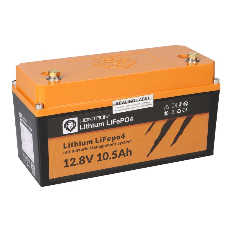 LIONTRON LiFePO4 Akku LX 12,8V 10,5Ah BMS 3000 Zyklen mit 0% MwSt nach §12 Abs. 3 UstG von LIONTRON