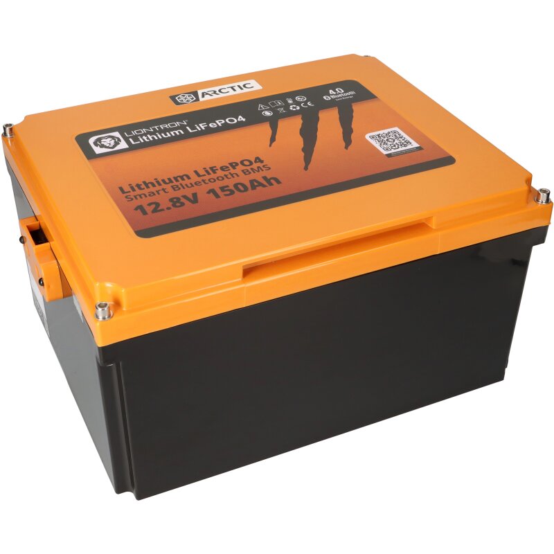 LIONTRON LiFePO4 Wohnmobil-Untersitz Akku - 12,8V 150Ah Arctic bis -30°C BMS Bluetooth von LIONTRON