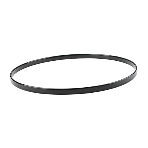 LIOOBO Drum Ring Drum Hoop Percussion Hardware Zubehör Für Trommeln Reparaturteile Für Instrumente Zubehör Für Musikinstrumente Snare-drum-ring Trommelreifen Gummi Black von LIOOBO