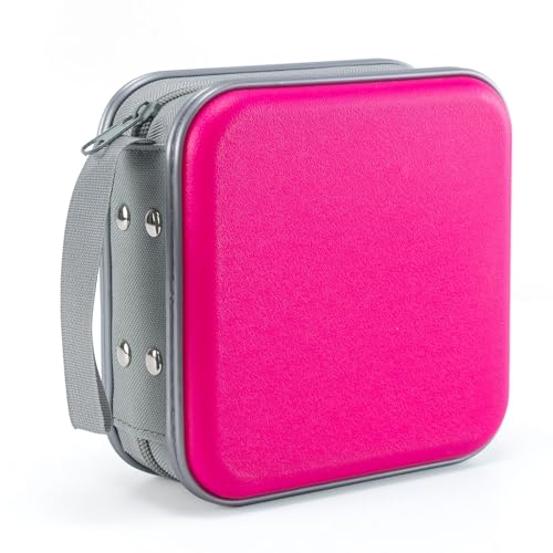 LIOVODE DVD-Hülle, 48 Kapazität, CD-Hülle, tragbare CD-Hülle, Halterung, Aufbewahrung, Hartplastik, DVD-CD, Brieftaschen-Halter für Auto, Rosa LIOVODE DVD-Hülle, 48 Kapazität, CD-Hülle, tragbare CD-Hülle, Halterung, Aufbewahrung, Hartplastik, DVD-CD, Brieftaschen-Halter für Auto, Rosa von LIOVODE