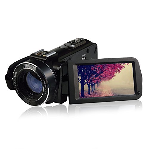 Lipa HDV-Z63 2K Sony Objektiv Digitalkamera WiFi/Mit WiFi/Anschluss Externes Mikrofon und Stativ / 2K Auflösung / 24 Megapixel/Sony CMOS Objektiv von LIPA