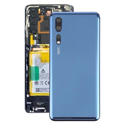 LIQC Akkudeckel aus Glas für ZTE Axon 10 Pro, Blau von LIQC
