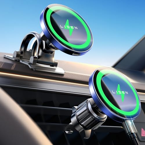 LISEN für Magsafe Autohalterung 15W Handyhalterung Auto mit Ladefunktion Handy Halterung Auto Magsafe Ladegerät Auto Kfz- Handyhalterung Auto Magnet Wireless Charger Auto für iPhone 16 15/14/13/12 LISEN für Magsafe Autohalterung 15W Handyhalterung Auto mit Ladefunktion Handy Halterung Auto Magsafe Ladegerät Auto Kfz- Handyhalterung Auto Magnet Wireless Charger Auto für iPhone 16 15/14/13/12 von LISEN