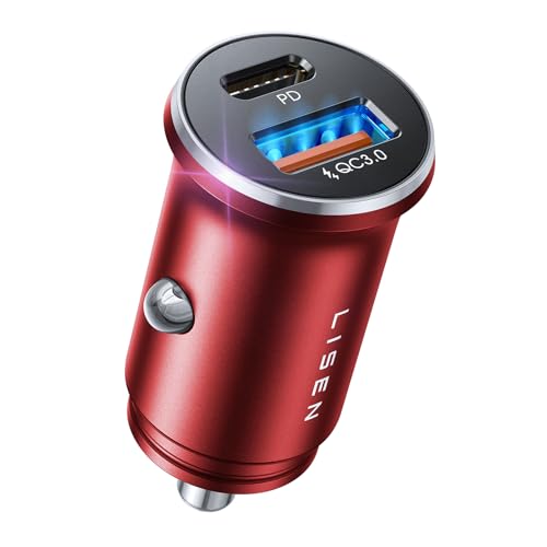 LISEN 54W Zigarettenanzünder USB C 12V USB Adapter Auto PD&QC3.0 USB kfz ladegerät Auto Ladegerät Adapter USB Zigarettenanzünder Verteiler Steckdose mit iPhone 16 15 Pro Max iPad Samsung S24 LISEN 54W Zigarettenanzünder USB C 12V USB Adapter Auto PD&QC3.0 USB kfz ladegerät Auto Ladegerät Adapter USB Zigarettenanzünder Verteiler Steckdose mit iPhone 16 15 Pro Max iPad Samsung S24 von LISEN