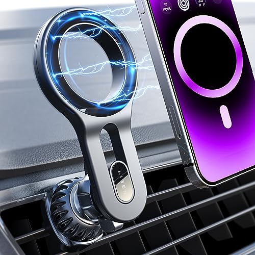LISEN für Magsafe Autohalterung - [Luftauslass Frei] [20X N52] Magnet Handyhalterung Auto für Lüftung, Magnethalterung Handy Auto für iPhone 16 Pro Max 15 14 13 Plus Mini Magsafe Hülle von LISEN