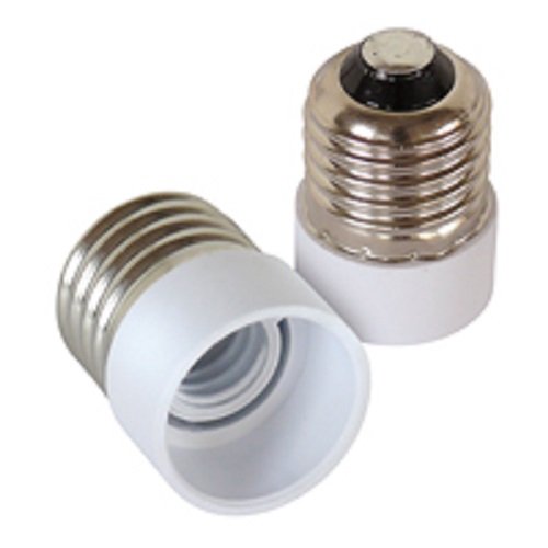 4 Stück Lampensockel Adapter Konverter Sockeladapter für Fassung E14 E27 GU10 B22 für LED Halogen und Energiesparlampen (4 x E27 auf E14) von LISSEK