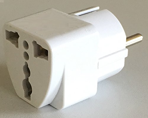 Universal Reiseadapter Netzstecker-Adapter Reise-Konverter US UK zu EU von LISSEK