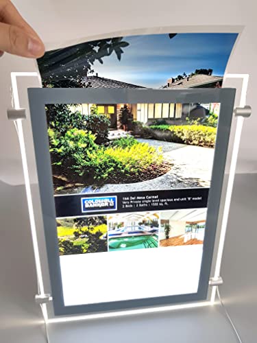 Transparente Hintergrundfolie, 150 g, für Laserdrucker oder Tintenstrahldrucker, Backlight Blatt für LED-Displayhalter (A4 x 50 Blatt) von LITE FILM