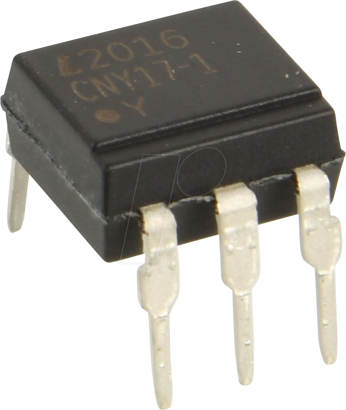 CNY 17-1 LIT - Optokoppler, 5 kV, 70 V, 60 mA, 40-80%, DIP-6 von LITEON
