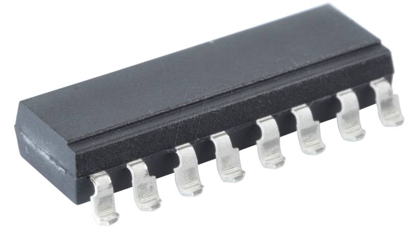 LTV 847S - 4-fach Optokoppler, 5kV, 35V, 50mA, 50-600%, SMD-16 von LITEON