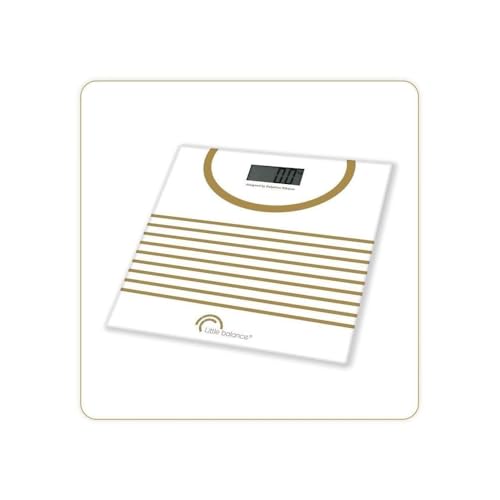 LITTLE BALANCE 8330, Elektronische Personenwaage, Design "Marinière Gold", 180 kg / 100 g LITTLE BALANCE 8330, Elektronische Personenwaage, Design "Marinière Gold", 180 kg / 100 g von LITTLE BALANCE