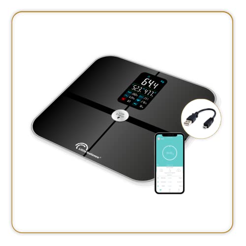 LITTLE BALANCE 8415 Cardio Connect 4 USB Impedanzmesser angeschlossen, Hartglas, Schwarz LITTLE BALANCE 8415 Cardio Connect 4 USB Impedanzmesser angeschlossen, Hartglas, Schwarz von LITTLE BALANCE