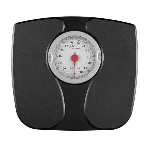 LITTLE BALANCE 8727 Comfort 150 Mechanische Personenwaage mit XL-Display, kompakte Bauform, 150 kg, Schwarz LITTLE BALANCE 8727 Comfort 150 Mechanische Personenwaage mit XL-Display, kompakte Bauform, 150 kg, Schwarz von LITTLE BALANCE