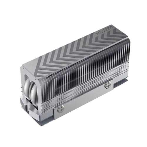 LIUASMUE Hochwertiger M.2-SSD Kühler M.2-2280-SSD Kühlkörper Verbessert Die Kühleffizienz Für Bessere Leistungen Leiser Betrieb Effektive Wärmeableitung von LIUASMUE